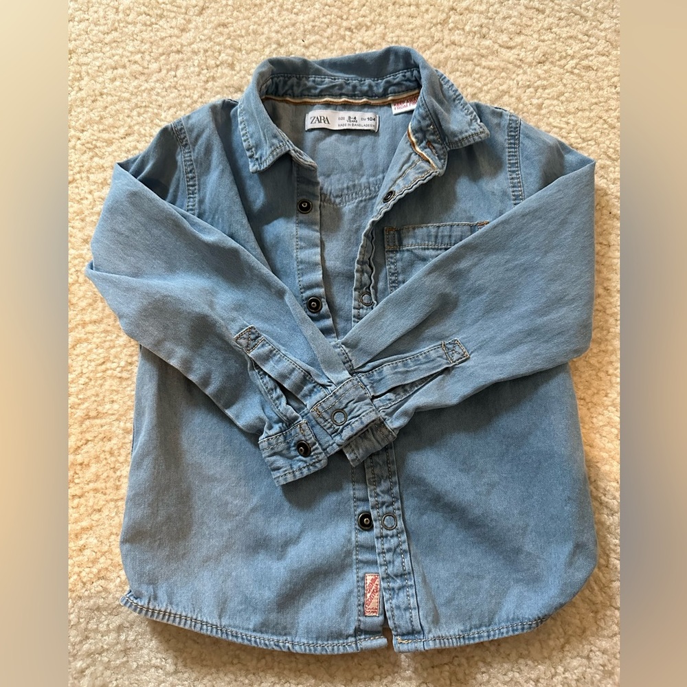 ZARA Basic denim shirt